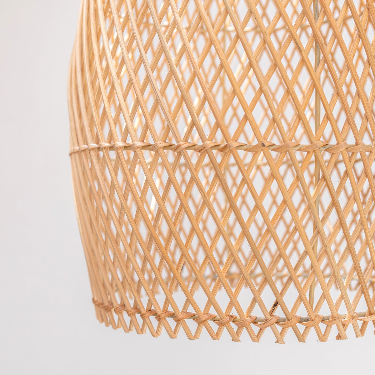 Rotan plafondlamp Boho lampenkap - ELL7