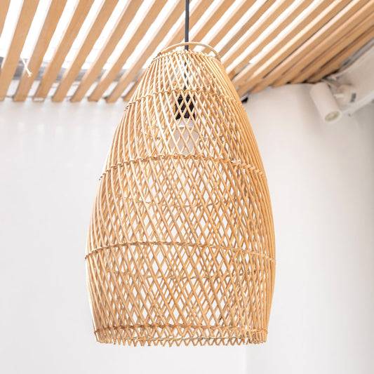 Rotan plafondlamp Boho lampenkap - ELL7