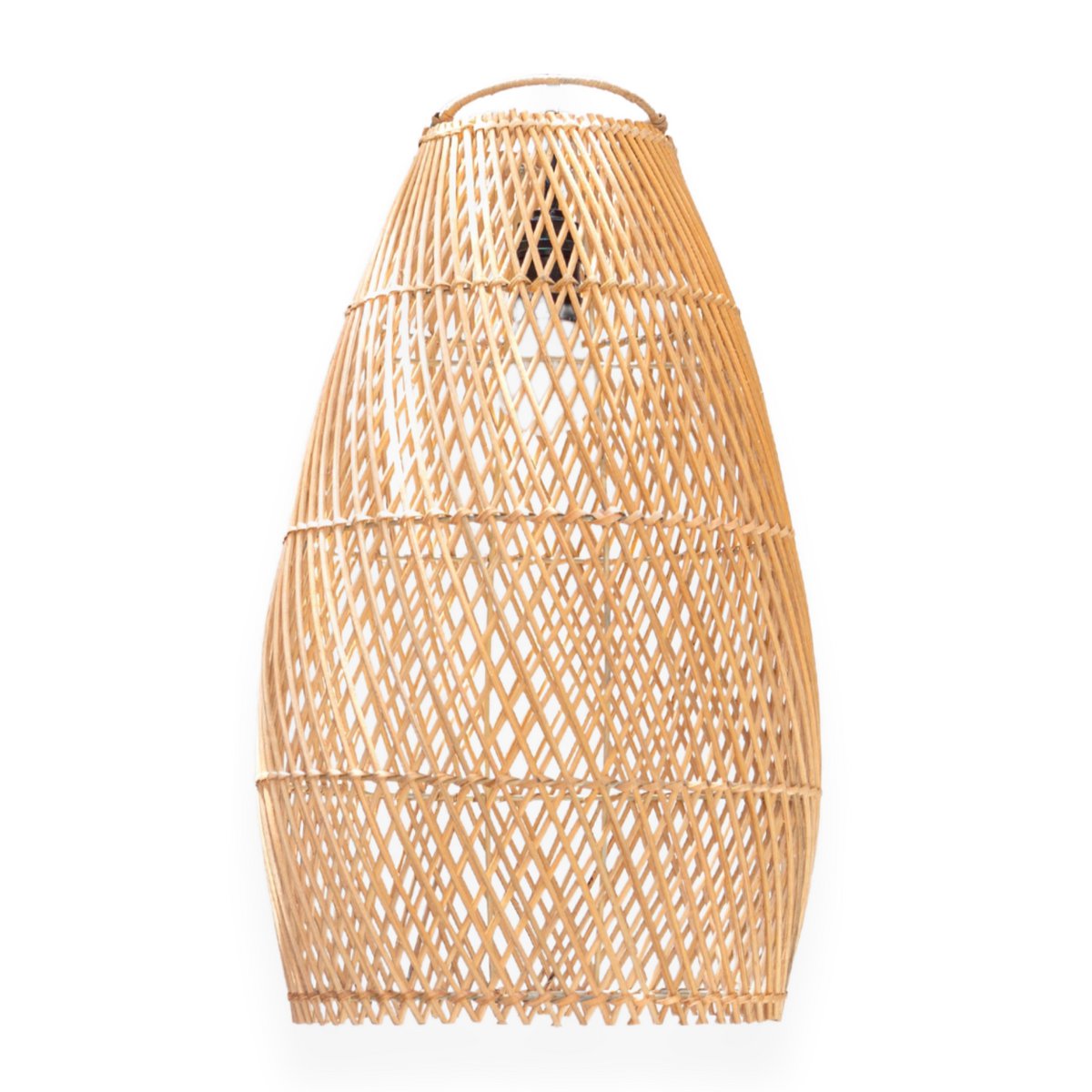 Rotan plafondlamp Boho lampenkap - ELL7